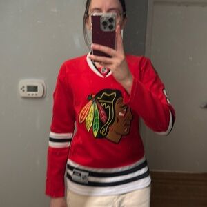 Chicago Blackhawks Reebok Women’s Jersey Size Small Duncan Kieth #2